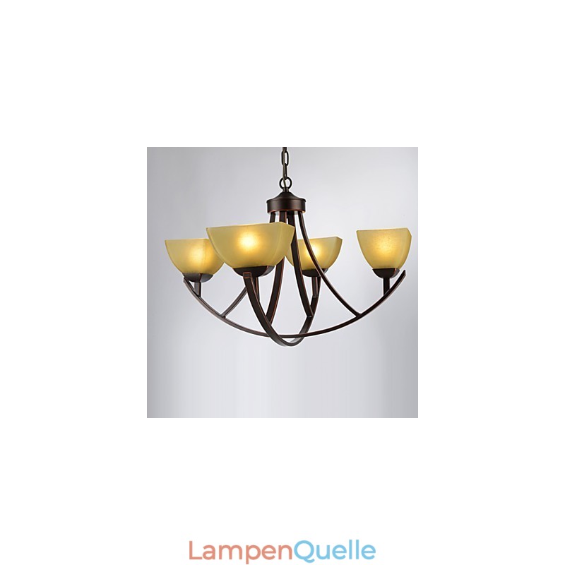 Kronleuchter 4 Lichter Traditionell Klassisch Vintage Metall