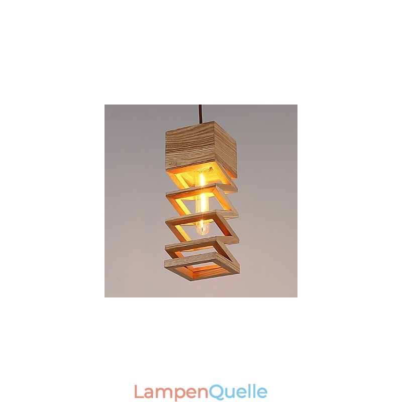 Pendelleuchten Country Holz Bambus