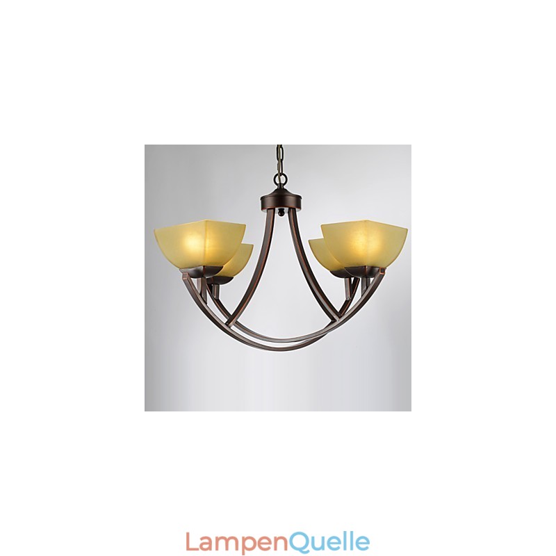Kronleuchter 4 Lichter Traditionell Klassisch Vintage Metall