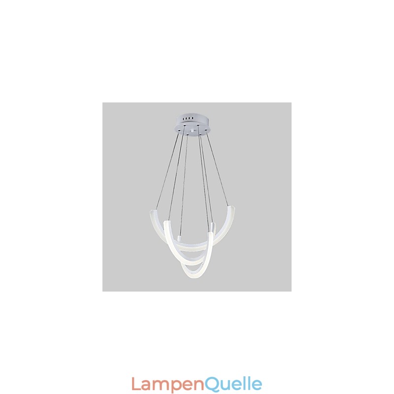 Moderne Pendelleuchte aus Acryl im zeitgenössischen Design