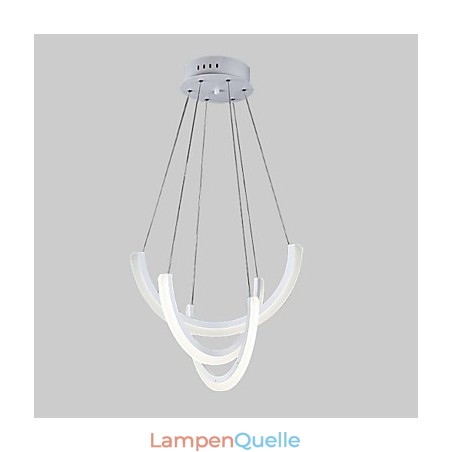 Moderne Pendelleuchte aus Acryl im zeitgenössischen Design Moderne Pendelleuchte aus Acryl im zeitgenössischen Design