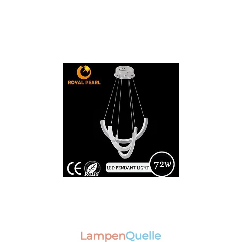 Moderne Pendelleuchte aus Acryl im zeitgenössischen Design