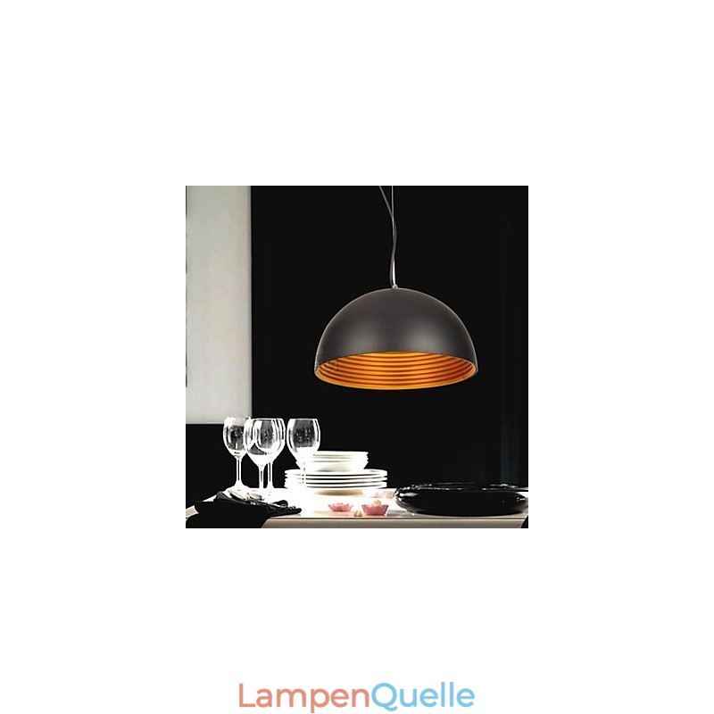 Moderne zeitgenössische Retro-Schüssel Mini-Stil Malerei Pendelleuchte