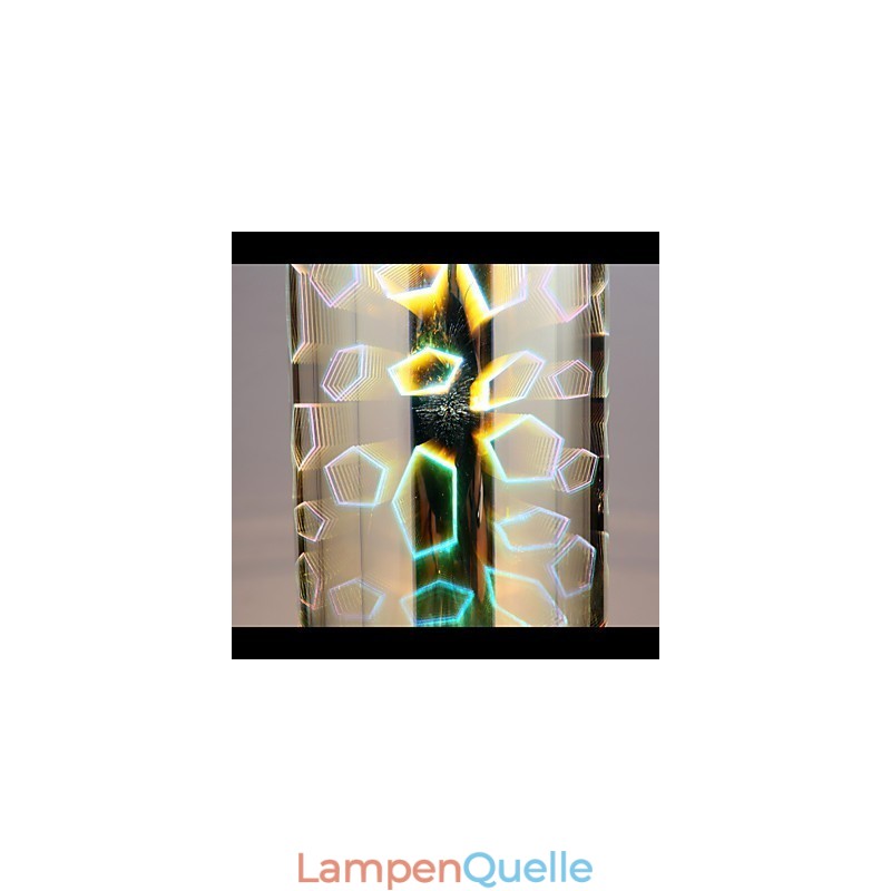 Traum Lasergravur Verchromte Lampe 3 Gerade