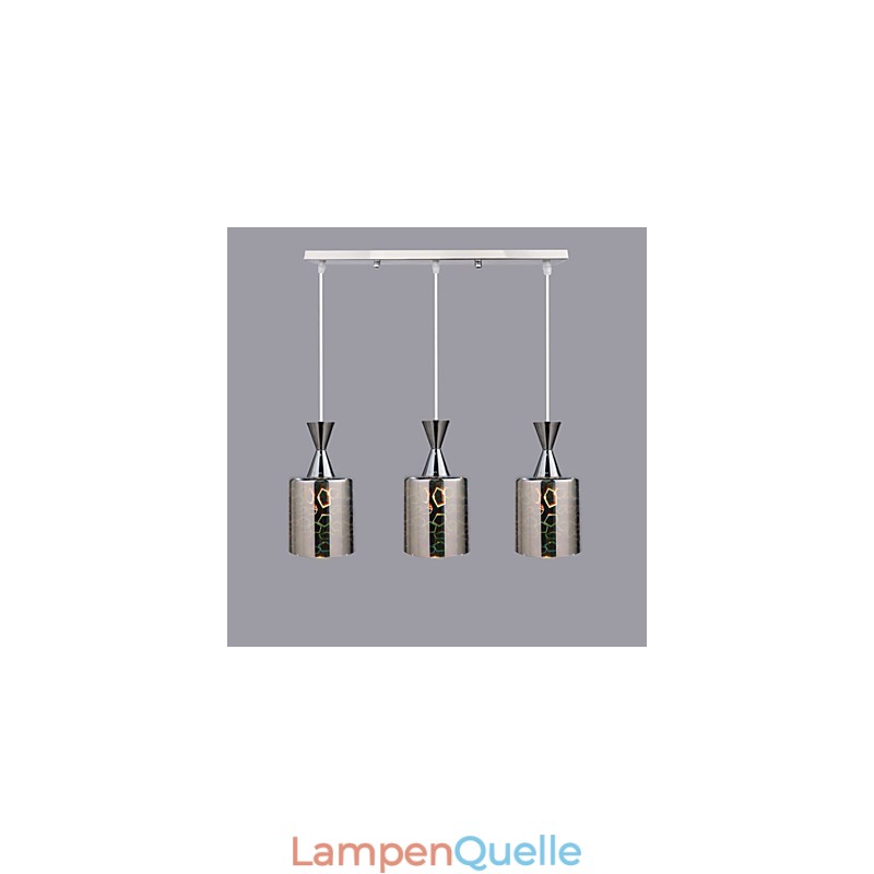 Traum Lasergravur Chrom Lampe 3 Gerade