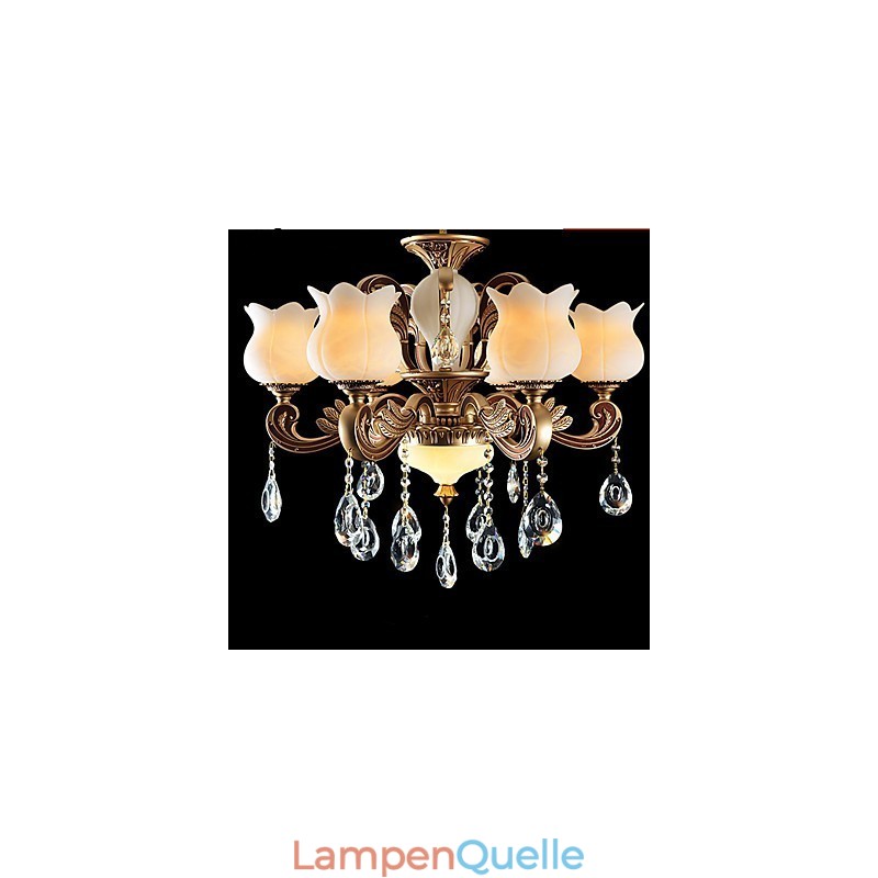 Europäische Kristall-Pendelleuchte und luxuriöse Lampe