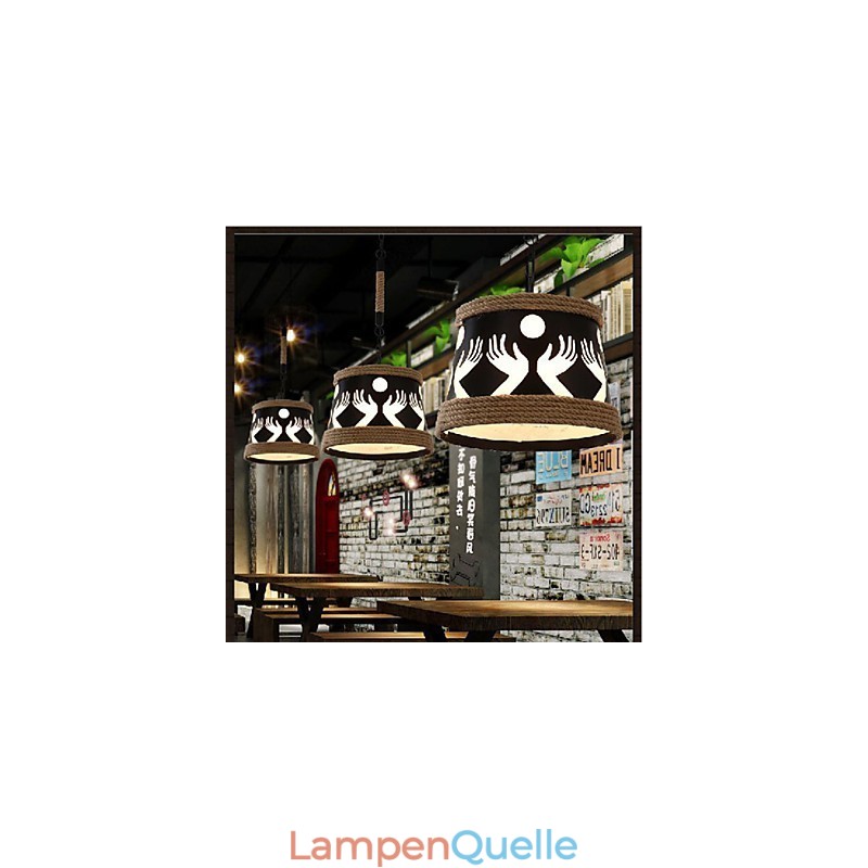 Hanf American Retro Cafe Einfacher Pastoral Kronleuchter