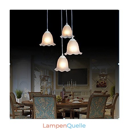 Pendelleuchte Vier Lichter Weiß Europäisch Retro Klassisch Pendelleuchte Vier Lichter Weiß Europäisch Retro Klassisch