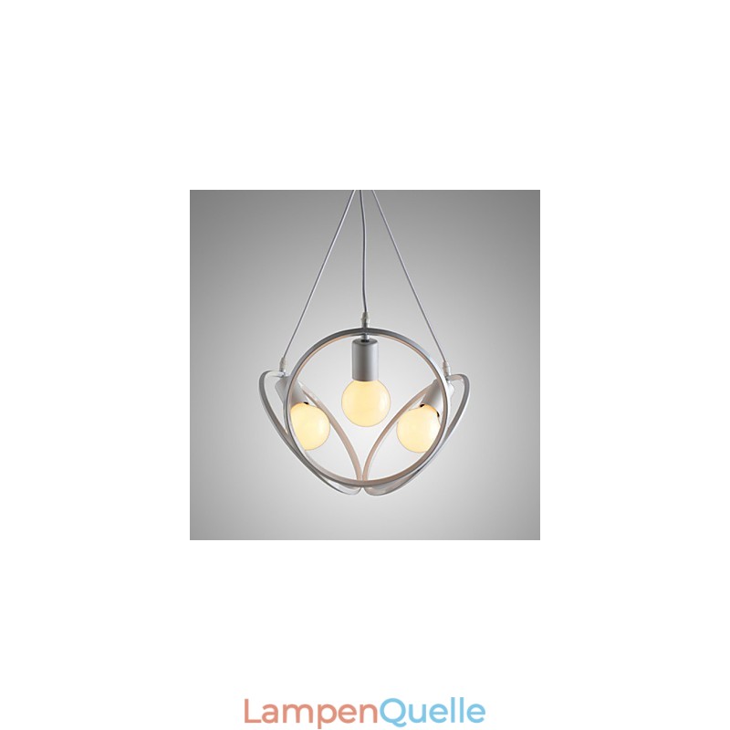 3 Lichter Kronleuchter Pendelleuchte Traditionell Klassisch Retro Metall