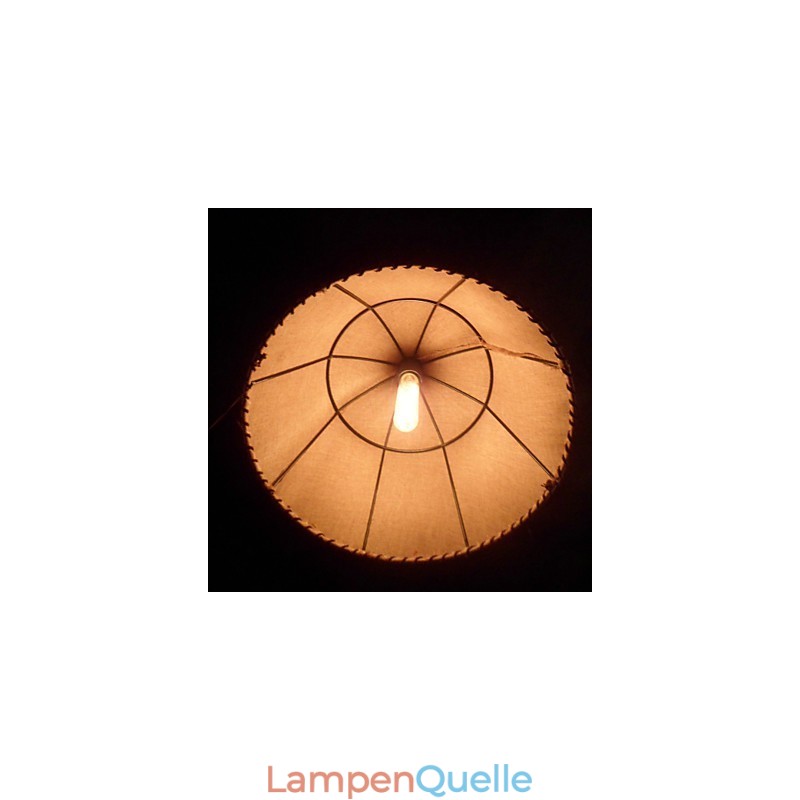 Pendelleuchte im nordamerikanischen Retro-Stil mit 1 Licht und Stoffschirm