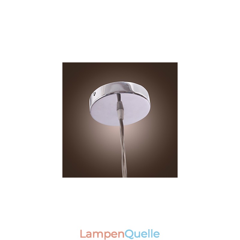 Moderne Pendelleuchte aus Aluminium mit 7 Lichtern