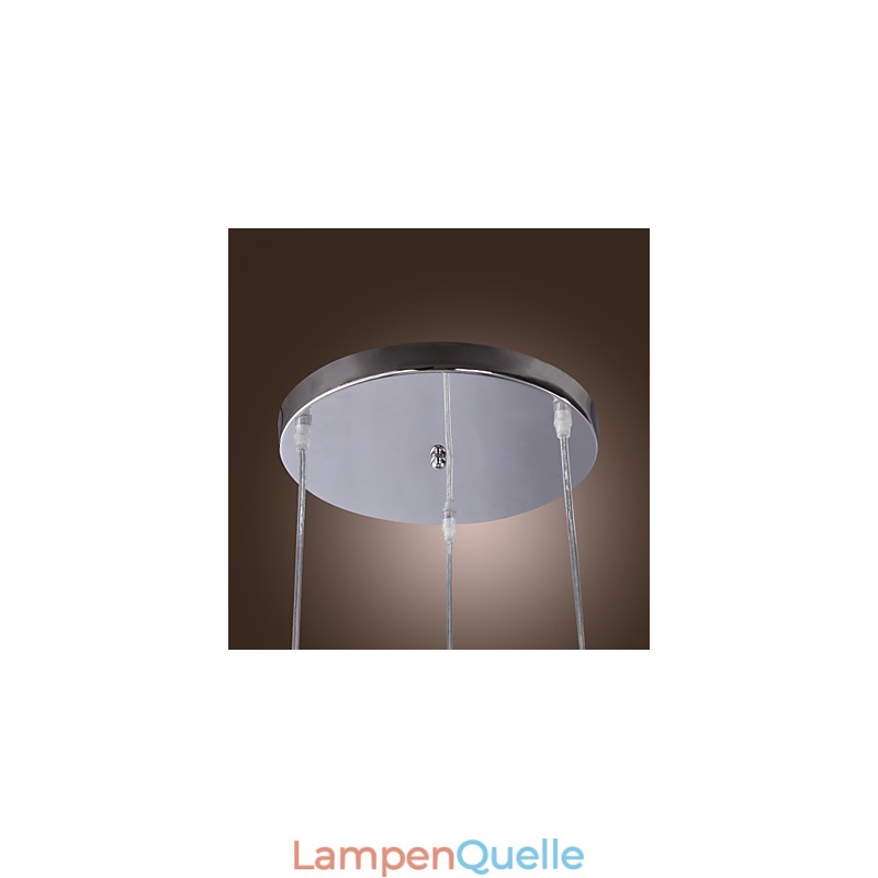 Moderne, zeitgenössische Pendelleuchte im Mini-Stil mit galvanisierter Beschichtung