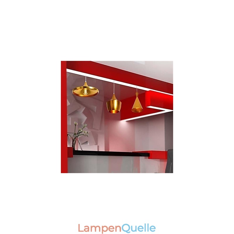 Americange Gold 3-Kopf-Aluminium-Tischanhänger