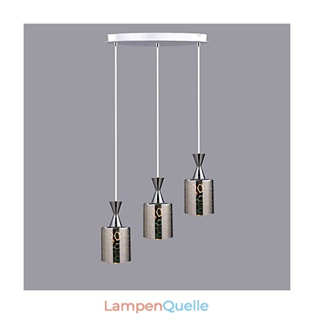 Traumlasergravur Verchromte Lampe 3 Scheiben Traumlasergravur Verchromte Lampe 3 Scheiben