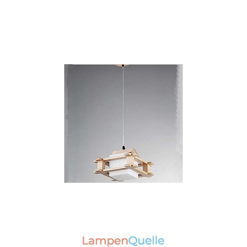 Massivholzlampe