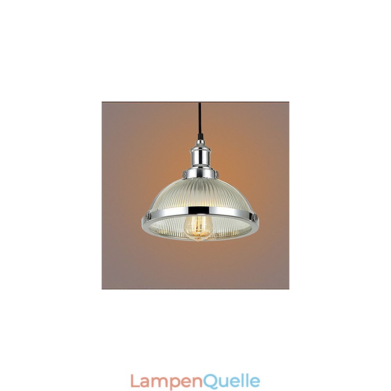 Amerikanische Retro-Glas-Lampenschirm-kleine Pendelleuchte