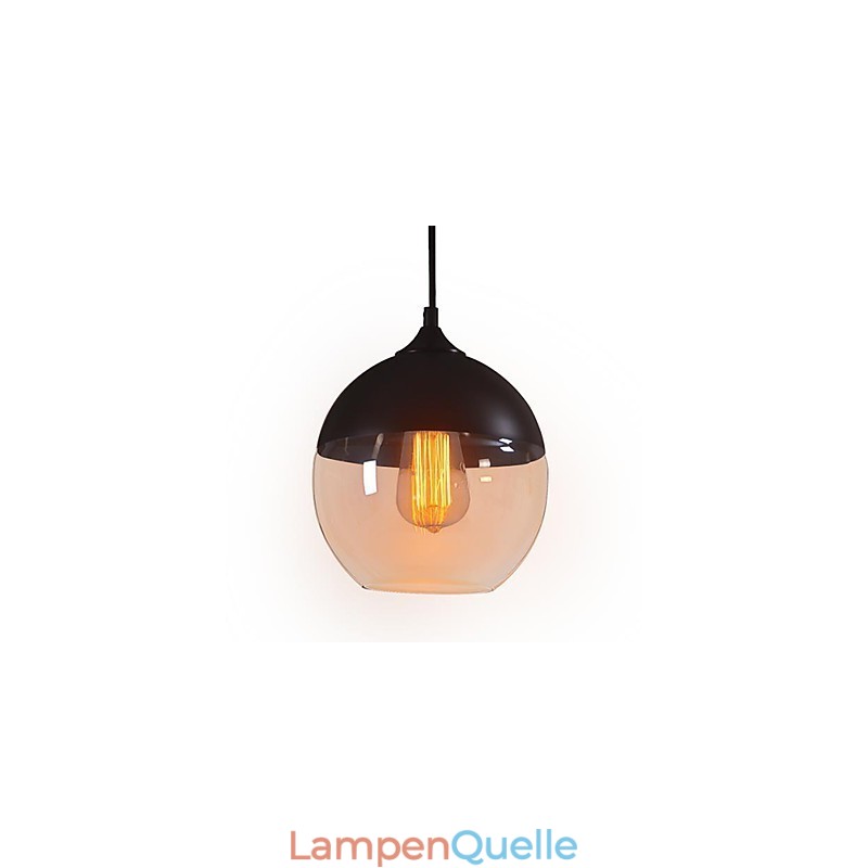 WestMenLights Moderne Vintage-Deckenpendelleuchte aus Glas, 200 mm Durchmesser