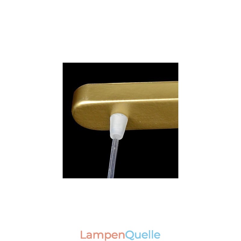 Bronze-Anhänger mit drei Lichtern, Moiré-Glas, europäischer Klassiker