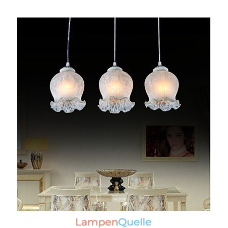 Pendelleuchte Weiß Drei Lichter Europäische Retro Klassisch Pendelleuchte Weiß Drei Lichter Europäische Retro Klassisch