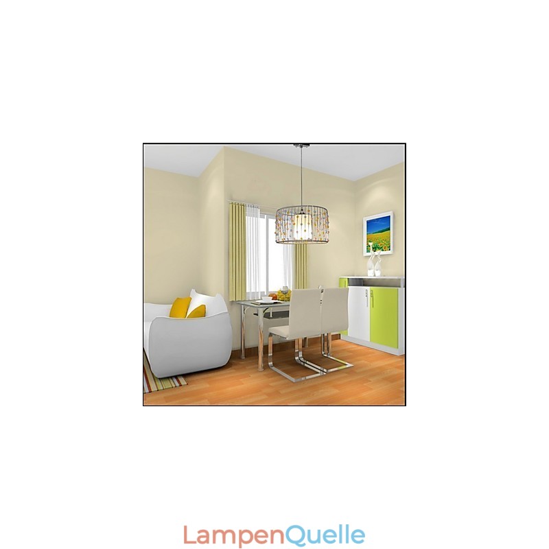 Der einzelne Kopf der Lampe besteht aus zylindrischen Perlen.