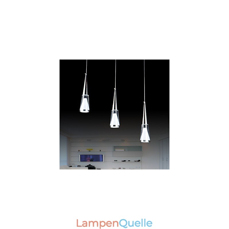 3 Lichter Pendelleuchte Modern Zeitgenössisch Metall