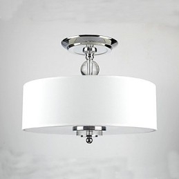 Moderne, stilvolle Pendelleuchte mit 3 Lichtern und Flanell-Lampenschirm
