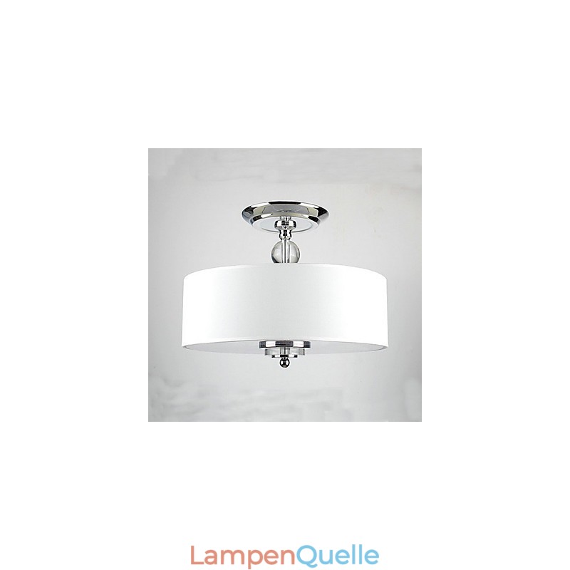 Moderne, stilvolle Pendelleuchte mit 3 Lichtern und Flanell-Lampenschirm