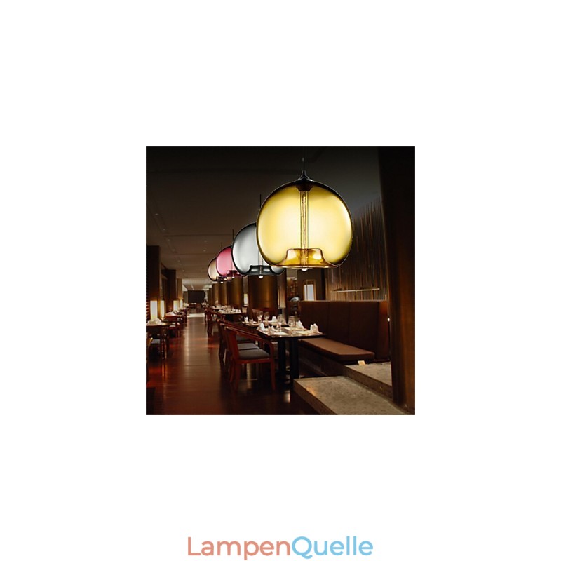 Retro Kreative Einkopf Glas Pendelleuchte Cafe Im Goldfischglas