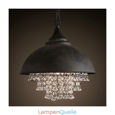 Loft Pendelleuchte Kristall Retro Kaffee Licht Garage Metall Loft Pendelleuchte Kristall Retro Kaffee Licht Garage Metall