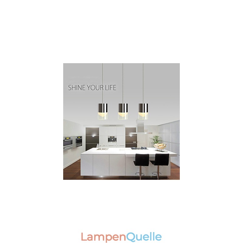3 Lichter Pendelleuchte Modern Zeitgenössisch Metall