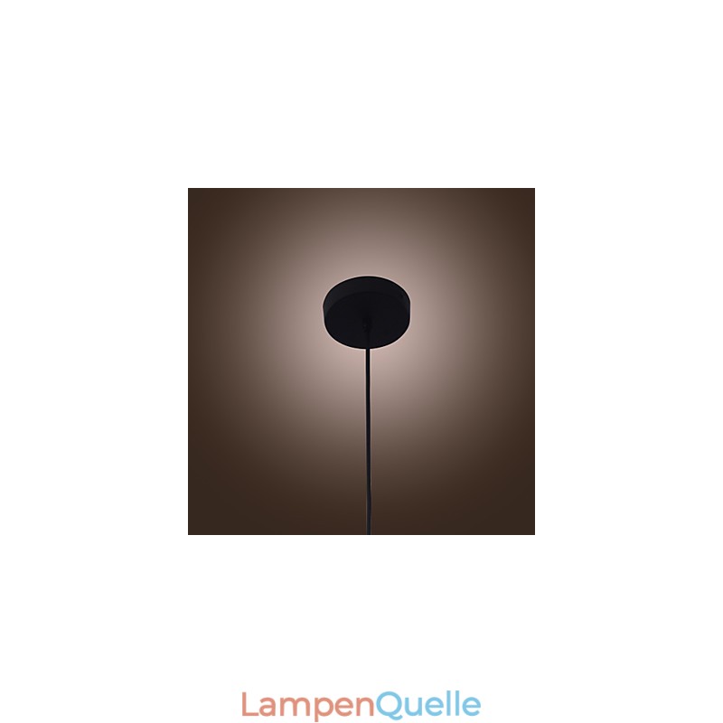 Moderne 70-W-Pendelleuchte aus Glas im transparenten Flaschendesign