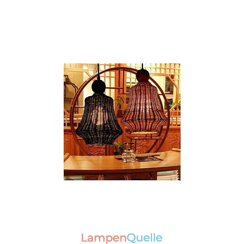 Kronleuchter aus Hyazinthenrattan