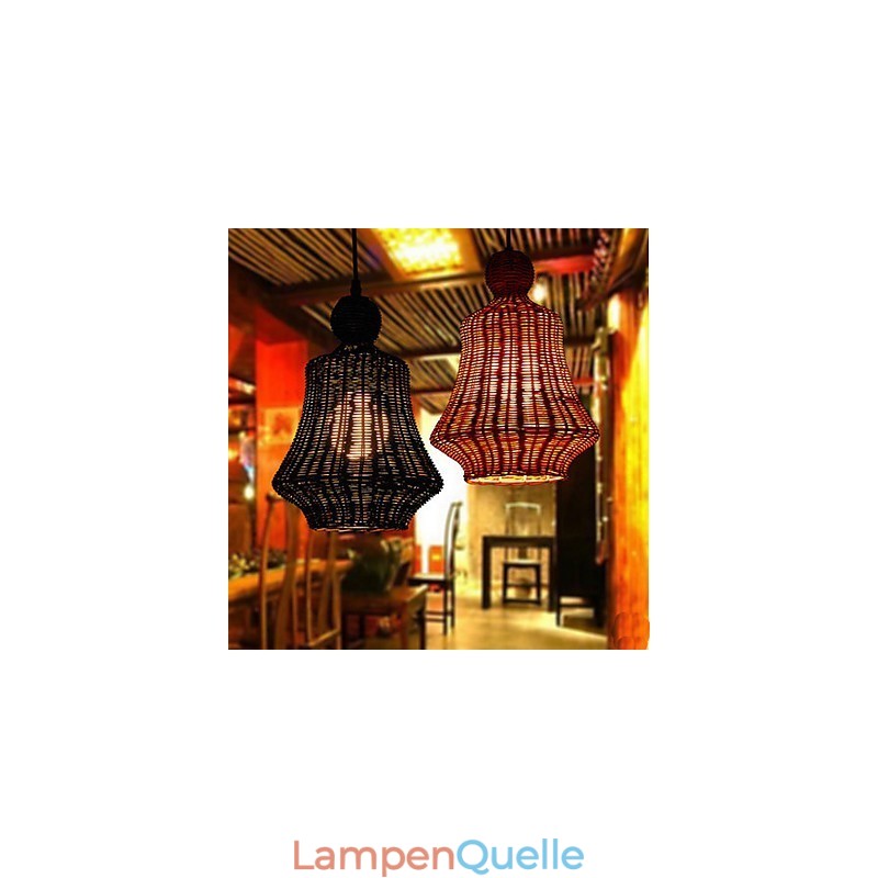 Kronleuchter aus Hyazinthenrattan