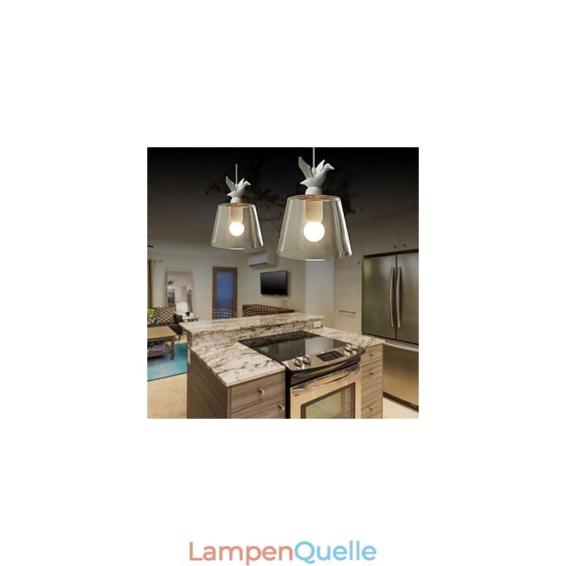 Amerikanischen Stil Retro Kreative Single Head Glas lampe die Nordic Cafe
