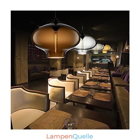 Retro Kreative Einkopf Glas Pendelleuchte Cafe Im Goldfischglas