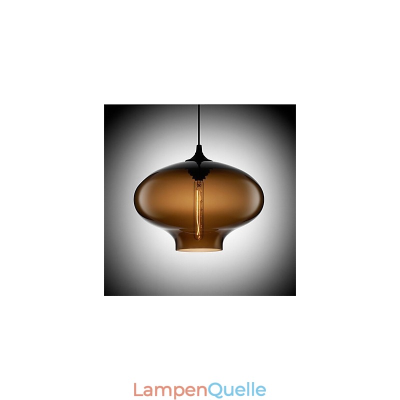 Retro Kreative Einkopf Glas Pendelleuchte Cafe Im Goldfischglas