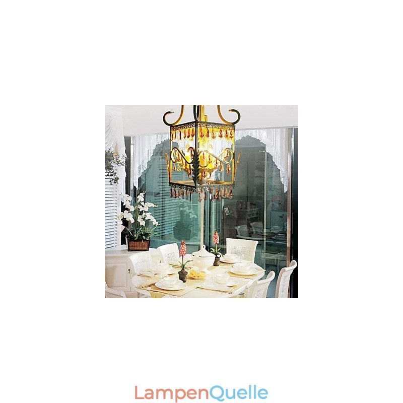 Ländlichen von Europa Typ Droplight Amerikanischen Land Rechteckige Shell Lampe Veranda Lampe