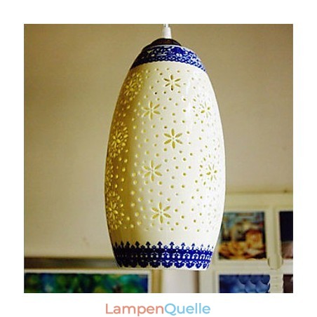 Retro Keramik lampe lampe Treppe Blau Single Head Kronleuchter Kreative Retro Keramik lampe lampe Treppe Blau Single Head Kronleuchter Kreative