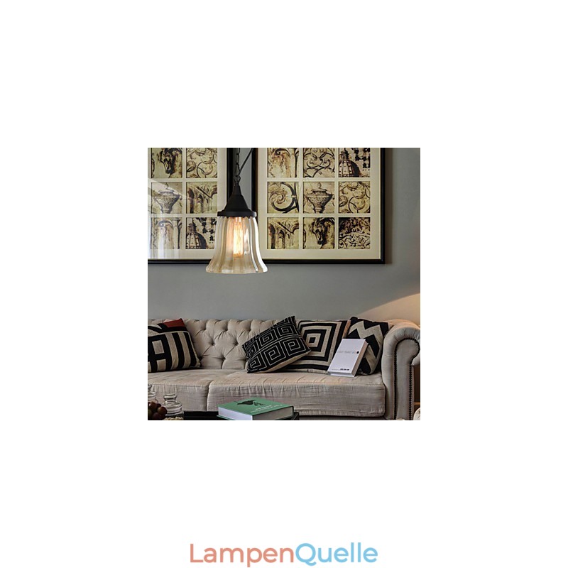Pendelleuchten Traditionell Klassisch Vintage Retro Landhaus Garage Metall