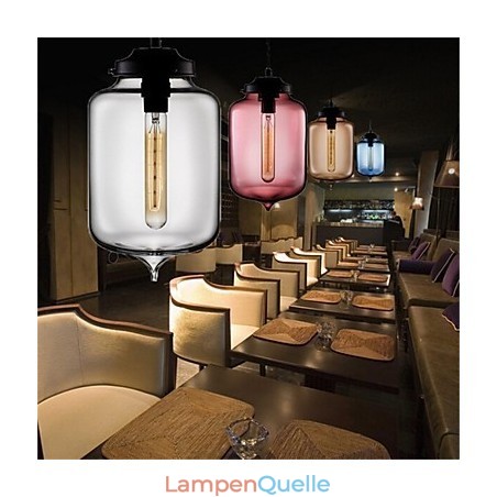 Retro Kreative Einkopf Glas Pendelleuchte Cafe Im Goldfischglas