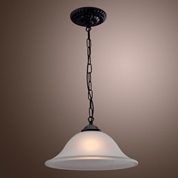 Traditionelle, klassische Pendelleuchte im Mini-Schalen-Stil in Bronze