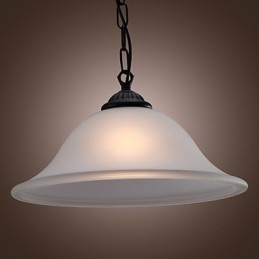 Traditionelle, klassische Pendelleuchte im Mini-Schalen-Stil in Bronze