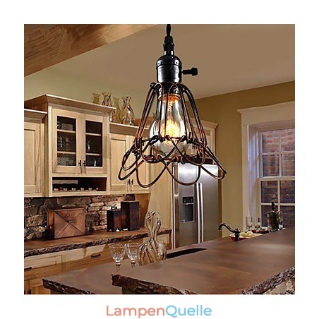Amerikanischen Land Industrielle Wind Lampe Retro Kleine Kronleuchter Eisen Käfig Amerikanischen Land Industrielle Wind Lampe Retro Kleine Kronleuchter Eisen Käfig