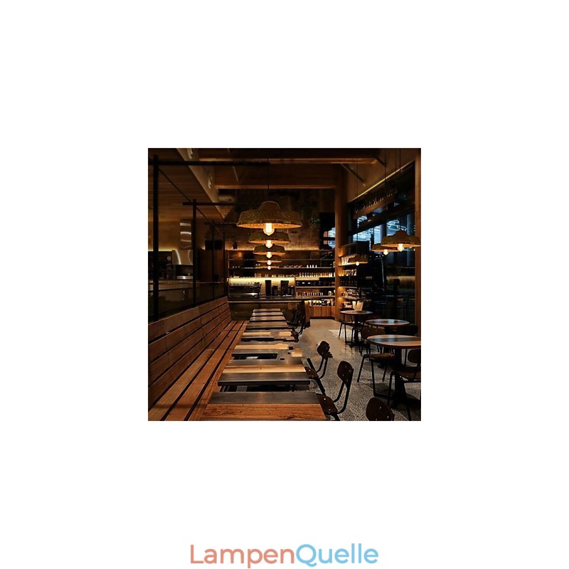 1 Kopf des Americange Museum Creative Bamboo Strohhut Light Simple