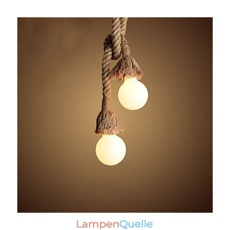 Pendelleuchten Mini-Stil Retro Garage Stoff