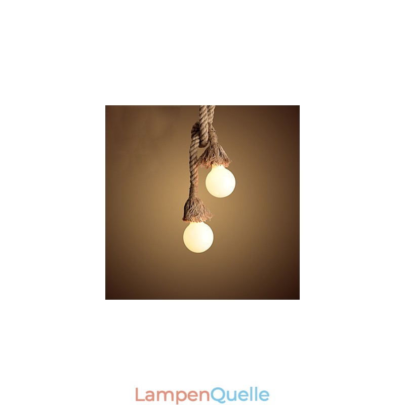 Pendelleuchten Mini-Stil Retro Garage Stoff