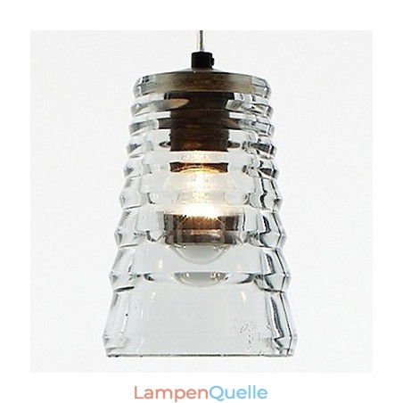 Moderne zeitgenössische Pendelleuchte aus Glas Moderne zeitgenössische Pendelleuchte aus Glas