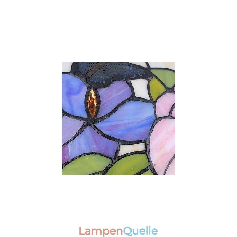 Ländliche kreative Kunst Buntglas-Kronleuchter Wiederherstellung der alten Weisen Lampe Licht