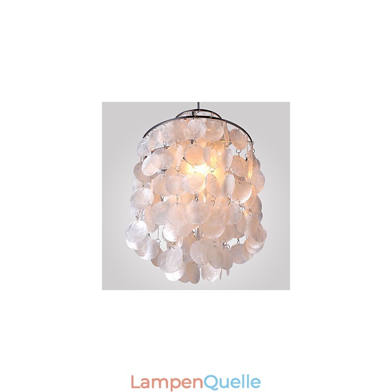 Moderne Pendelleuchte im zeitgenössischen Mini-Stil aus Chrom