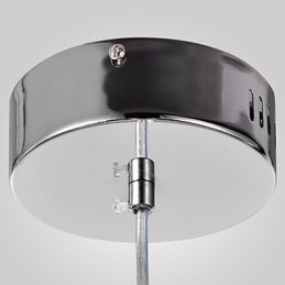 Moderne Pendelleuchte im zeitgenössischen Mini-Stil aus Chrom